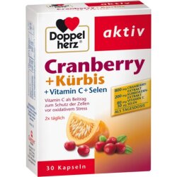 Doppelherz Cranberry + Kürbis + Vitamim C 30 Kapseln...
