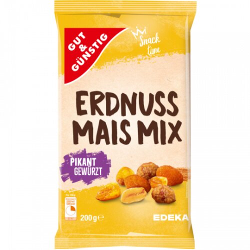 Gut & Günstig Erdnuss- Mais- Mix 200g