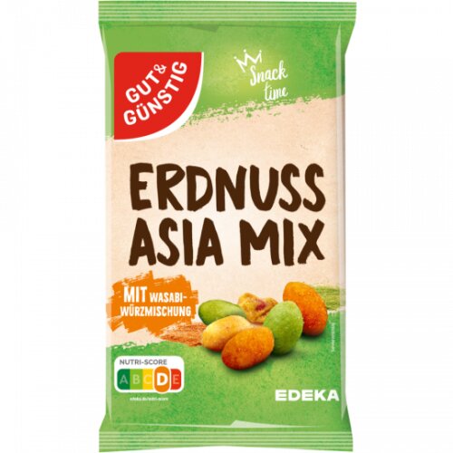 Gut & Günstig Erdnuss- Wasabi- Mix 200g