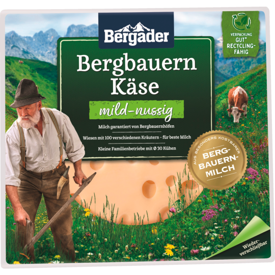 Bergbauernkäse mild nussig 48% 150g