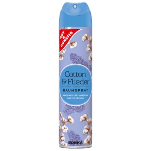 Gut & Günstig Raumspray Cotton & Flieder 300 ml