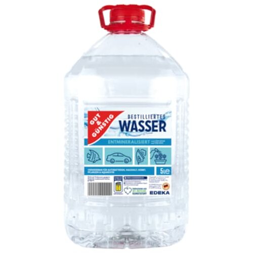Gut & Günstig Destilliertes Wasser 5l