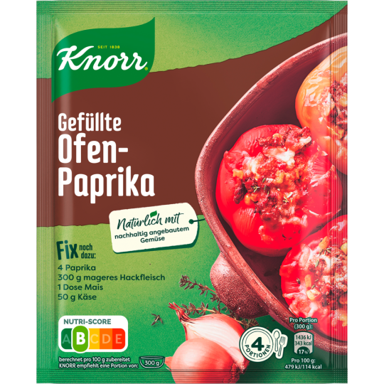 Knorr Fix gefüllte Ofenpaprika 43g