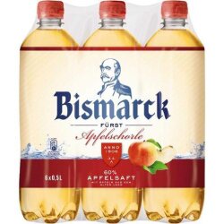 Fürst Bismarck Apfelschorle 4x6x0,5l