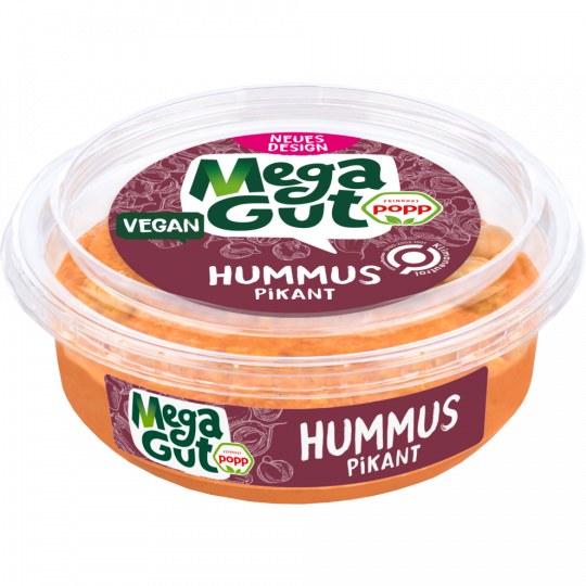 Popp Hummus Pikant mit Paprika 175g