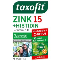 Taxofit Zink + Histidin + Vitamin C 34,6 g