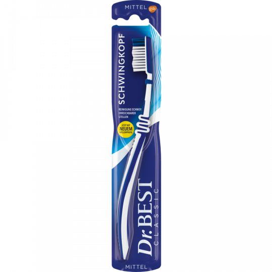 Dr. Best Schwingkopf Zahnbürste mittel