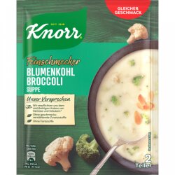 Knorr Feinschmecker Blumeenkohl Broccoli Suppe 48g