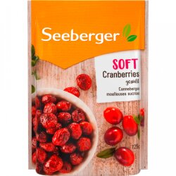 Seeberger Soft Cranberries 125g