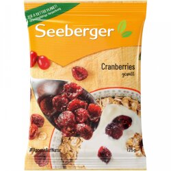 Seeberger Cranberries 125g