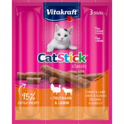 Vitakraft Cat-Stick Mini Truthahn/Lamm 3x6g