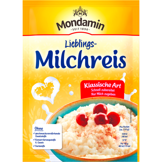 Mondamin Milchreis Klassisch für 500ml