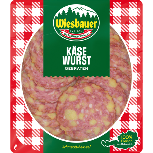 Wiesbauer Käsewurst gebraten 80g