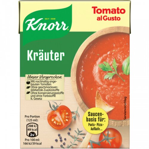 Knorr Tomato al Gusto Kräuter 370g