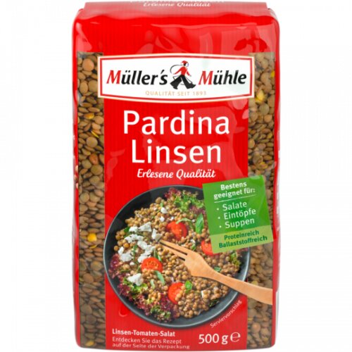 Müllers Mühle Pardina Linsen 500g