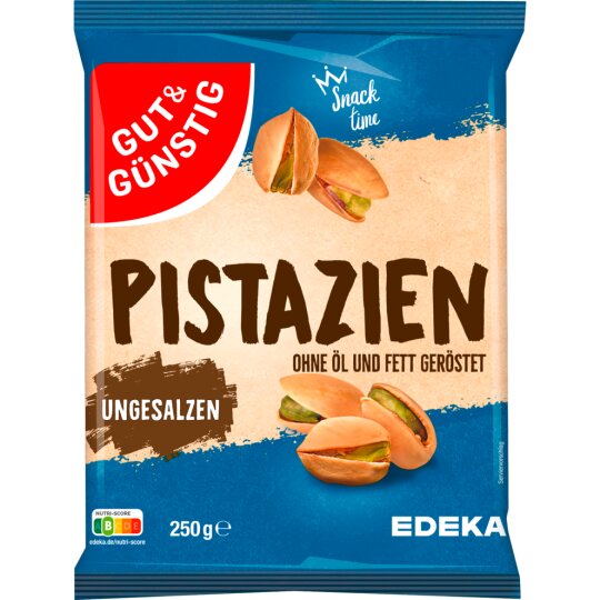 Gut & Günstig Pistazien ohne Salz 250g