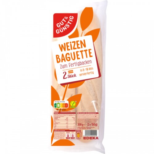 Gut & Günstig Weizen Baguette 2ST 300g