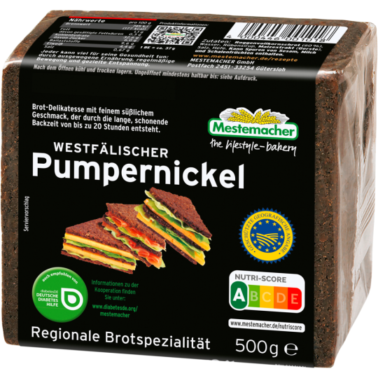 Mestem.Pumpernickel 500g