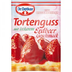 Dr.Oetker Tortenguss Erdbeer 37,5g