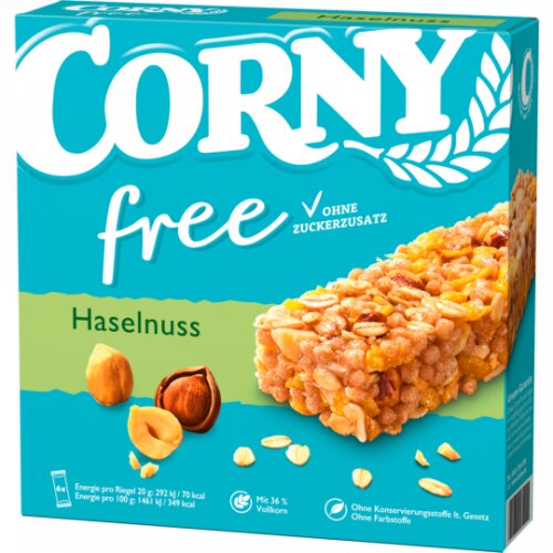 Corny free Haselnuss 6er