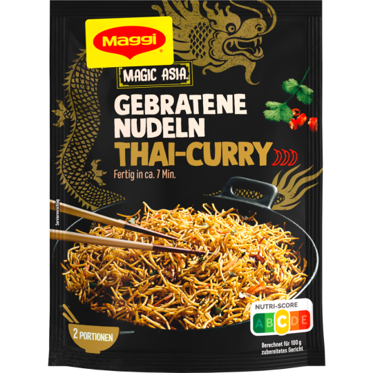 Maggi Asia Gebratene Nudeln Thai Curry 130g