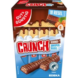 Gut & Günstig Crunch Knusper Riegel 180g