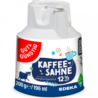 Gut & Günstig Kaffeesahne Kännchen 12% 200g