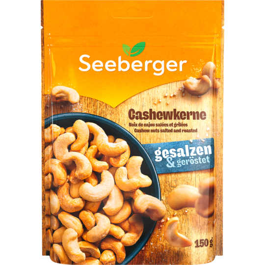 Seeberger Cashewkerne geröstet & gesalzen 150g