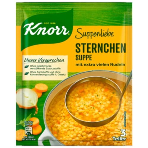 Knorr Suppenliebe Sternchen für 0,75l 84g