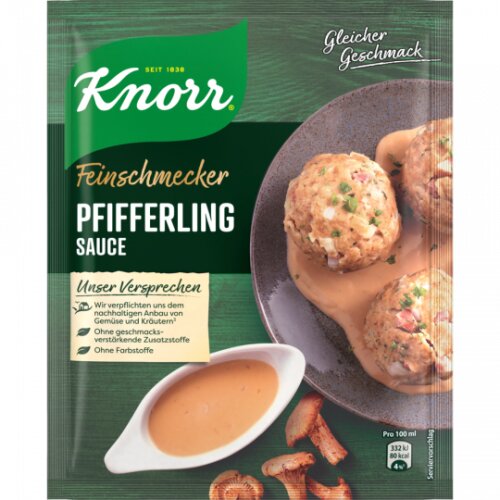 Knorr Feinschmecker Sauce Pfifferling für 250ml 40g
