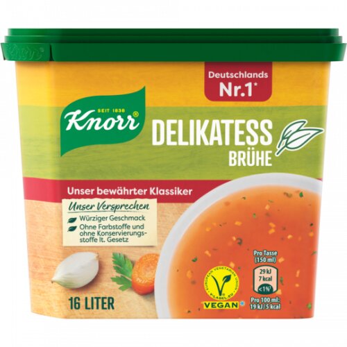 Knorr klare Delikatess Brühe für 16l 329g