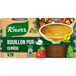 Knorr Bouillon Pur Gemüse für 6x0,5l 6x28g