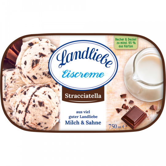 Landl.Eiscreme Stracciat.750ml