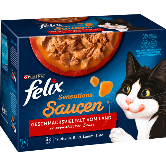 Felix Sensations Soße Geschmacksvielfalt vom Land 12 x 85 g