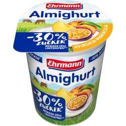 Almighurt Pfirsich Maracuja weniger süß 150g