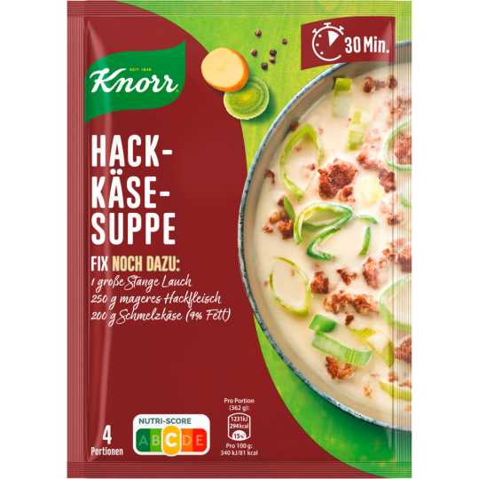 Knorr Fix Hackfleisch Käse-Suppe 58g