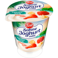 Zott Sahnejoghurt Erdbeersplit140g