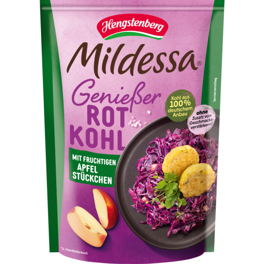 Hengstenberg Genießer Apfel Rotkohl 400g