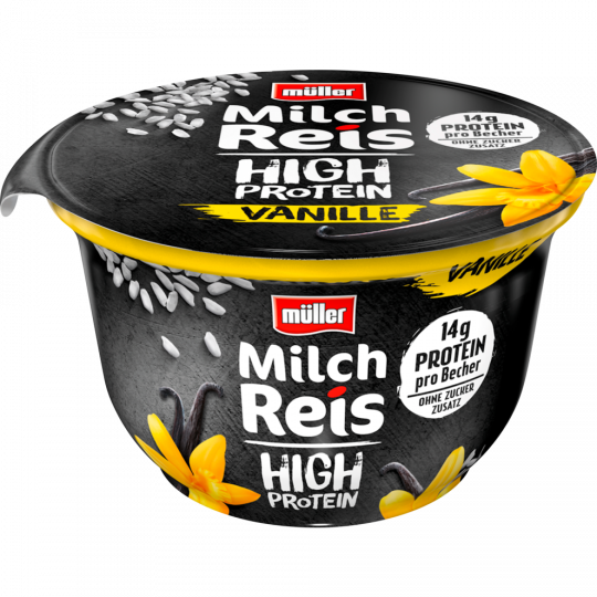 Müller Milchreis High Protein Vanille 180g