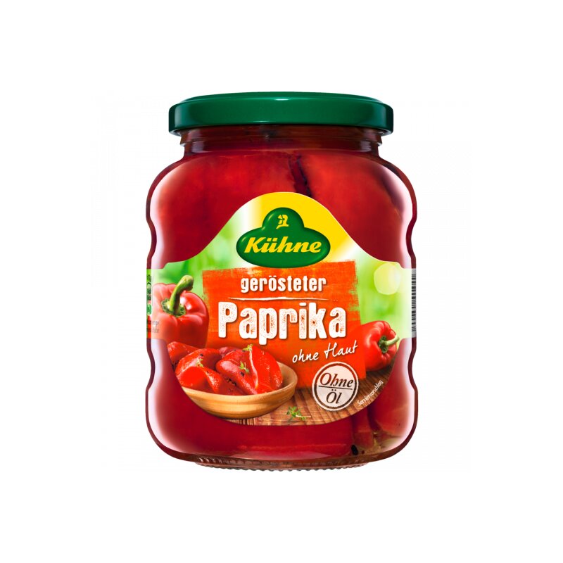 Kühne gerösteter Paprika 340g - Lebensmittel-Versand.eu | Lebensmitte