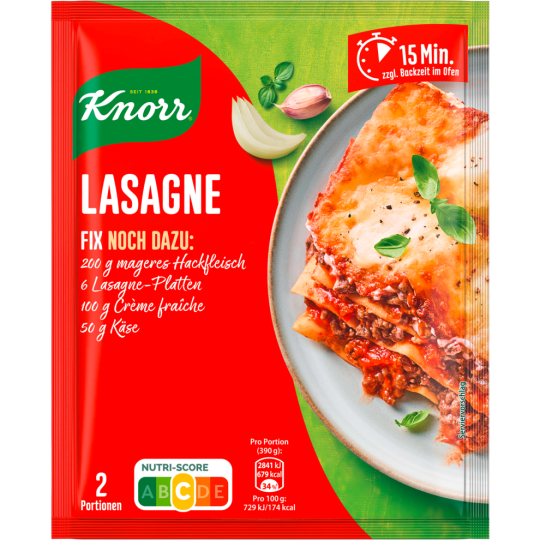 Knorr Fix Lasagne 52g
