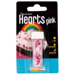 Decocino Streudekor Pink Hearts 1,5g