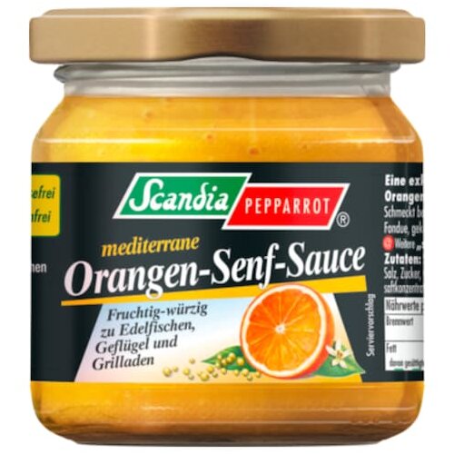 Scandia Orangen Senf Sauce 180ml