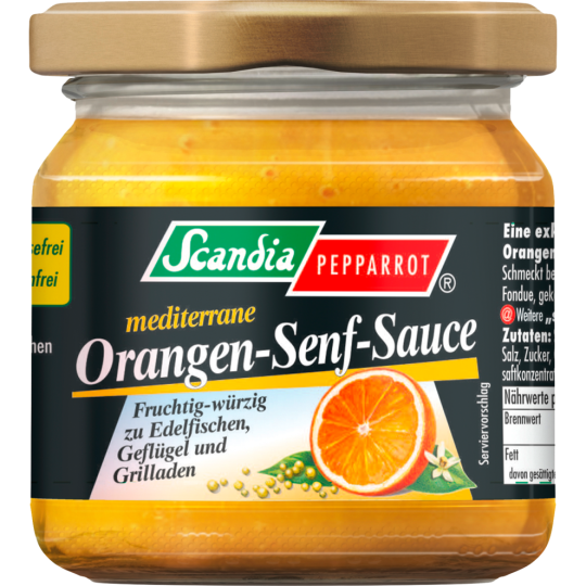 Scandia Orangen Senf Sauce 180ml
