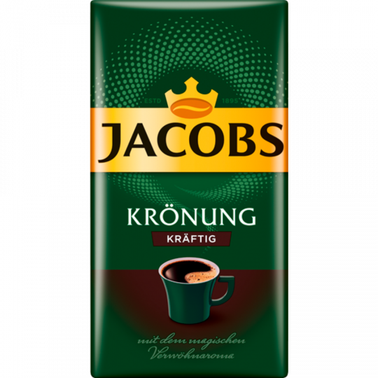Jacobs Krönung Kaffee gemahlen kräftig 500g