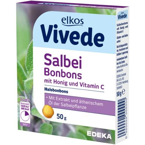 VIVEDE Salbei Bonbons 50g