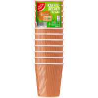 Gut & Günstig Kaffeebecher Pappe 12ST