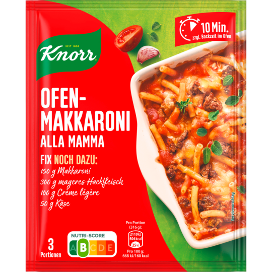 Knorr Fix Ofen-Makkaroni alla Mama 48g