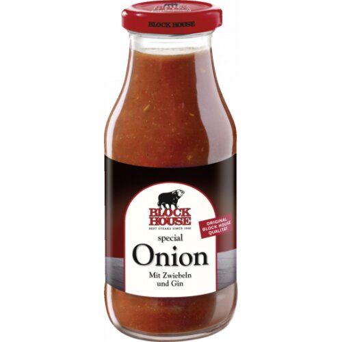 Block House Special Onion Sauce mit Zwiebeln und Gin 240ml