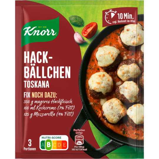 Knorr Fix Hackbällchen Toskana 39g